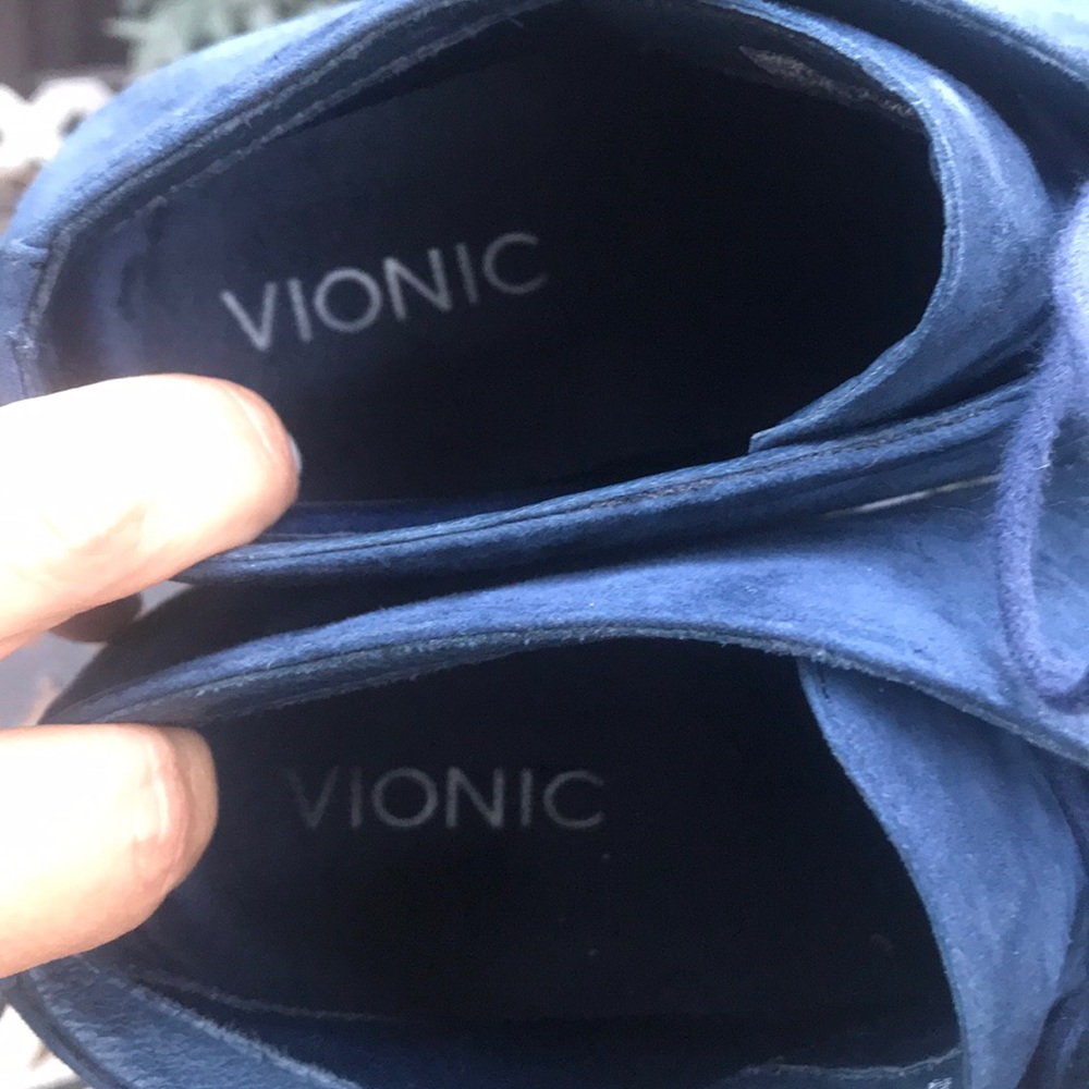 Vionic Blue Suede Shoes - Picture 6 of 7